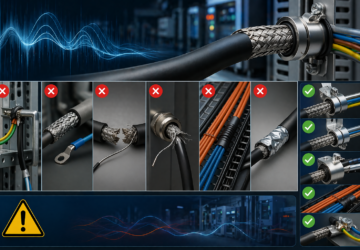 Dlaczego ekranowanie przewodów często jest wykonywane niepoprawnie?